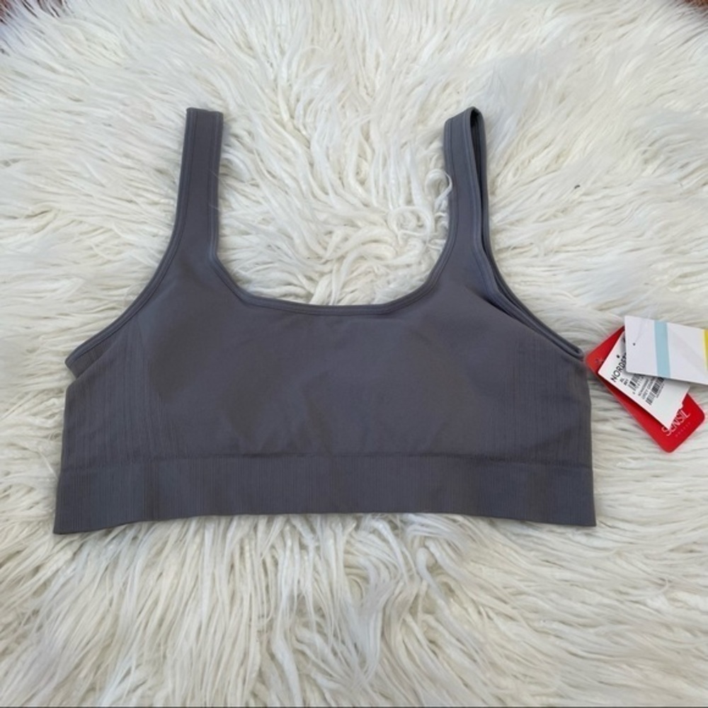 Nordstrom Zella grey sports bra lounge wear size XL NWT